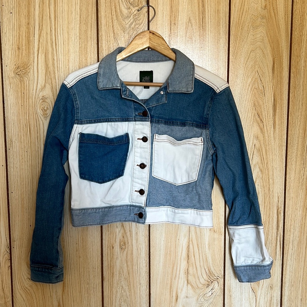 Denim Cropped Jacket